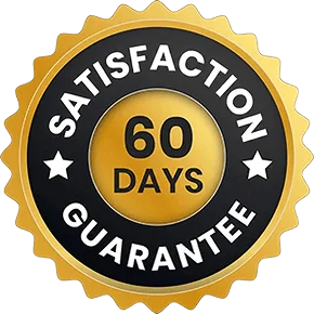 HoneyFil 60-Day Satisfaction Promise money-back guarantee badge